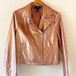 Forever 21 Pink Pleather Jacket